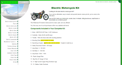 Desktop Screenshot of electricmotorcyclekit.net